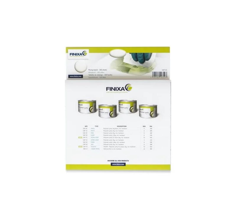 Finixa Tablette de mélange 100 feuilles