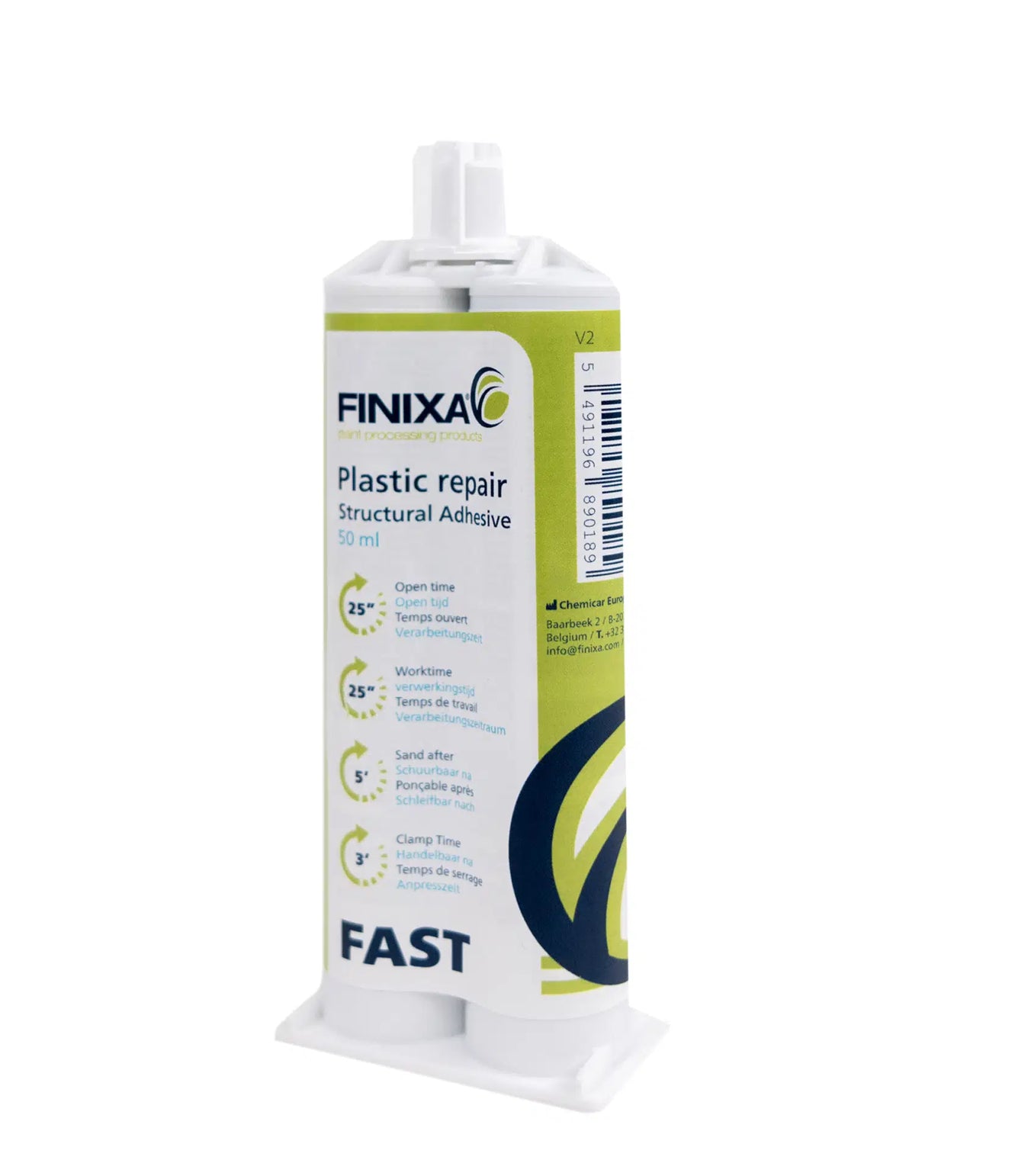 Finixa Bi-composant rapide noir 50ml