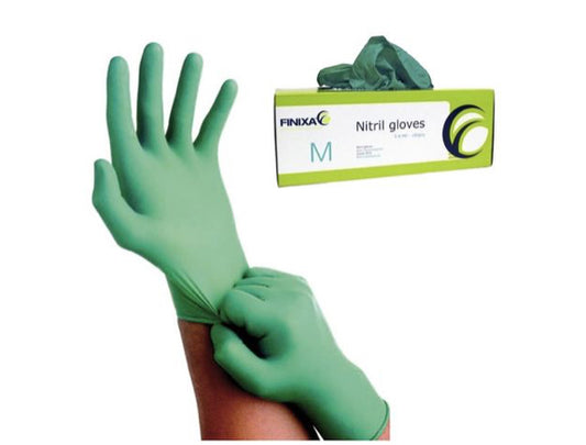 Finixa Gants Nitril vert M 12p