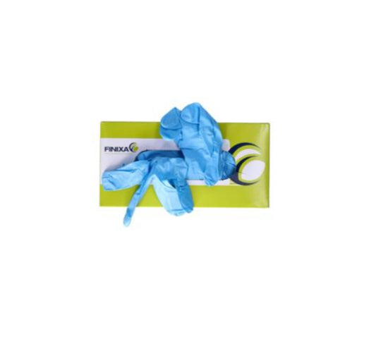 Finixa Gants jetables bleus