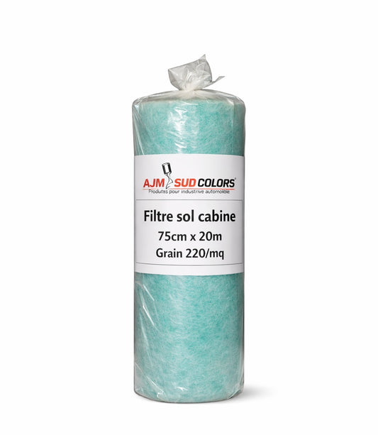 AJM SUD COLORS Filtre sol cabine grain 220/mq 75cm x 20m