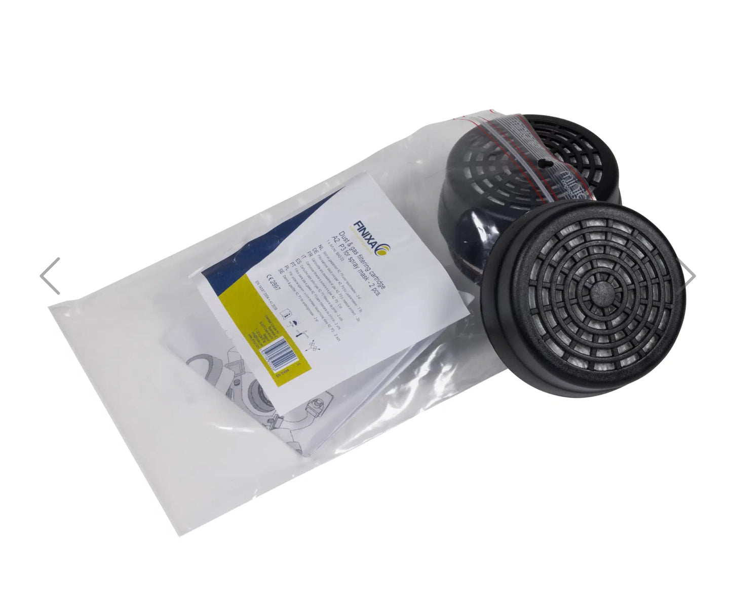 Finixa Cartouche anti-poussières et gaz A2,P3 p. masque protect.-2p